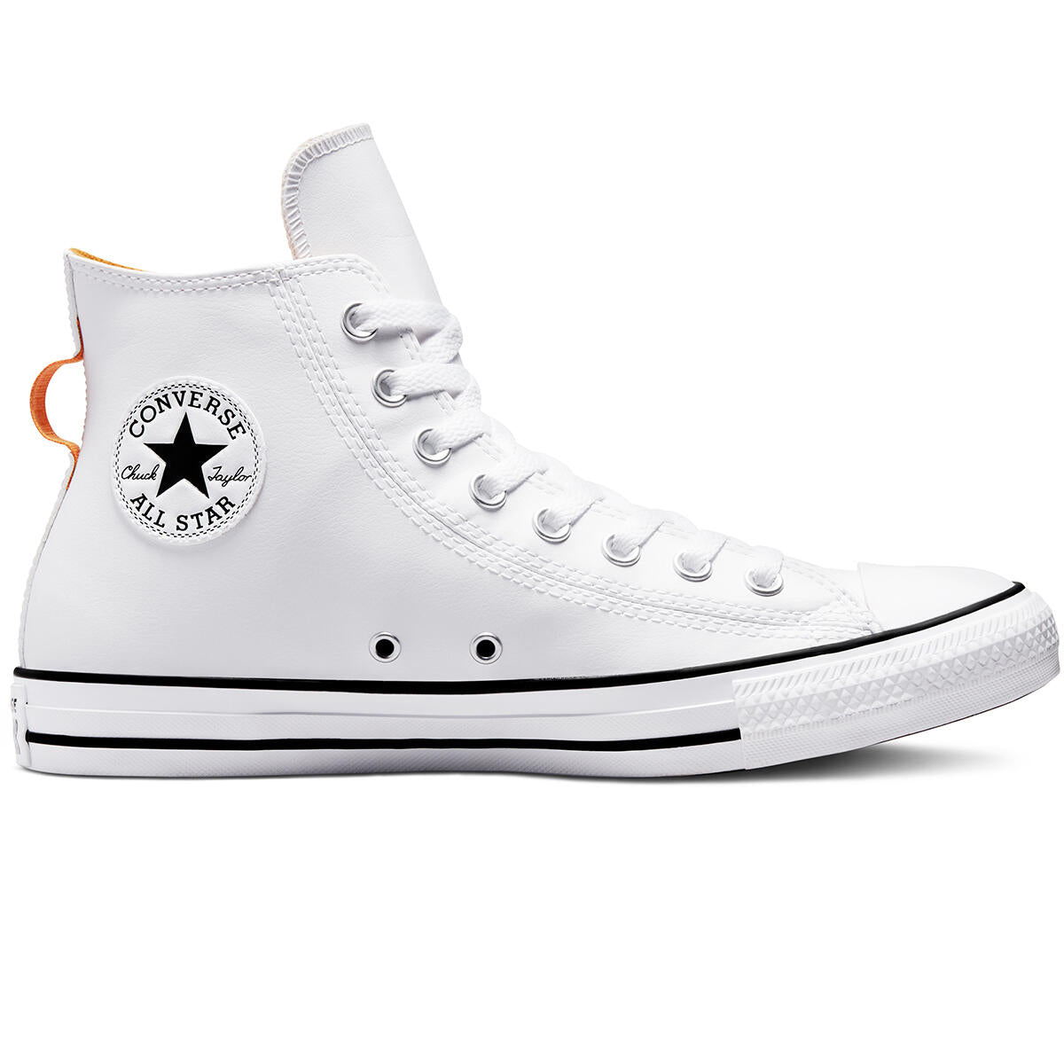 Converse Crafted Faux Leather Hi White/Light Curry/Whit – Shoe Bizz