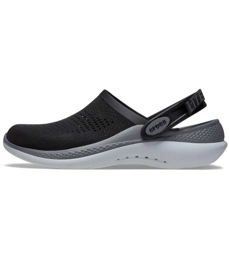 Crocs LiteRide 360 Clogs Black/Grey - (206708-0DD) - F