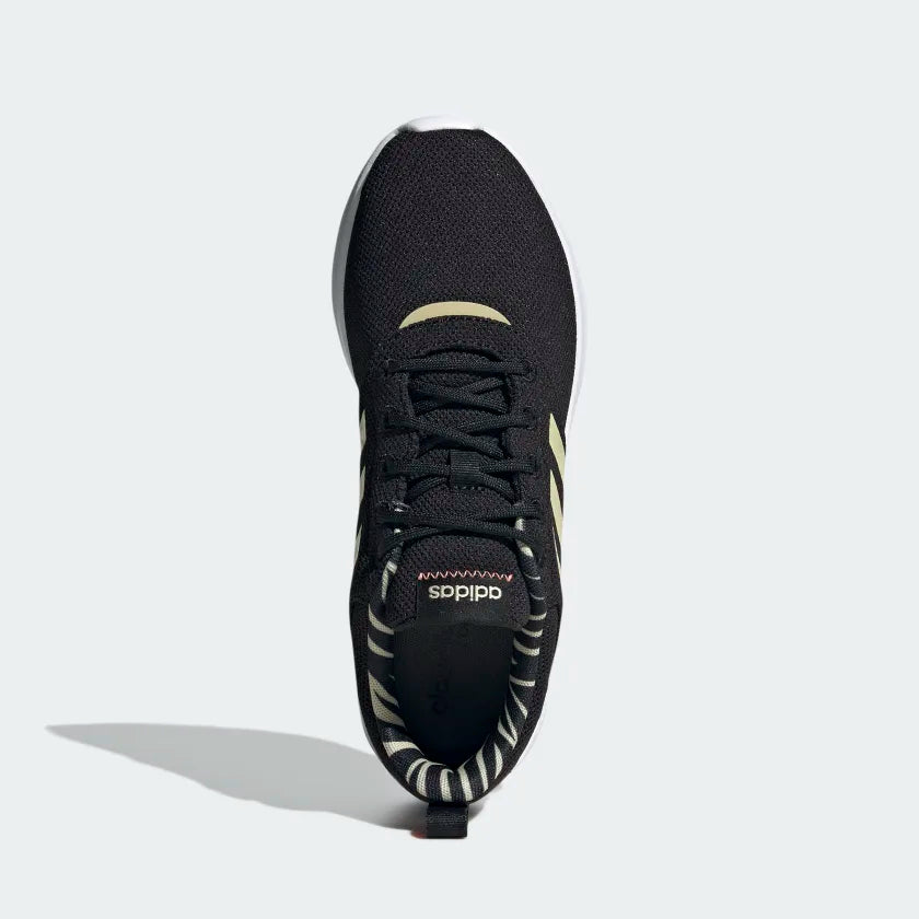 Adidas Womens QT RACER 2.0 Black/Gold Print - (GX5681) - RTQ - R2L14