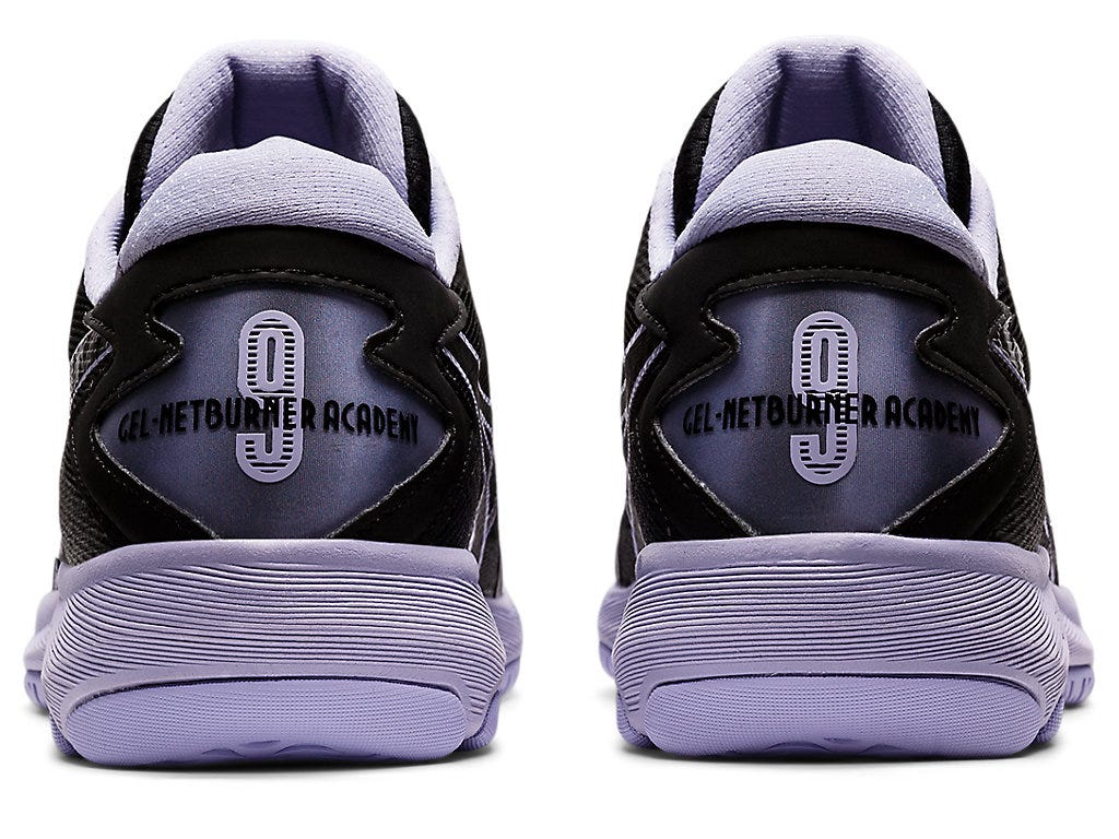 .Asics Women Netburner ACADEMY 9 - (1072A062.003) - Black/Vapor (Purple) - NTB - R2L14