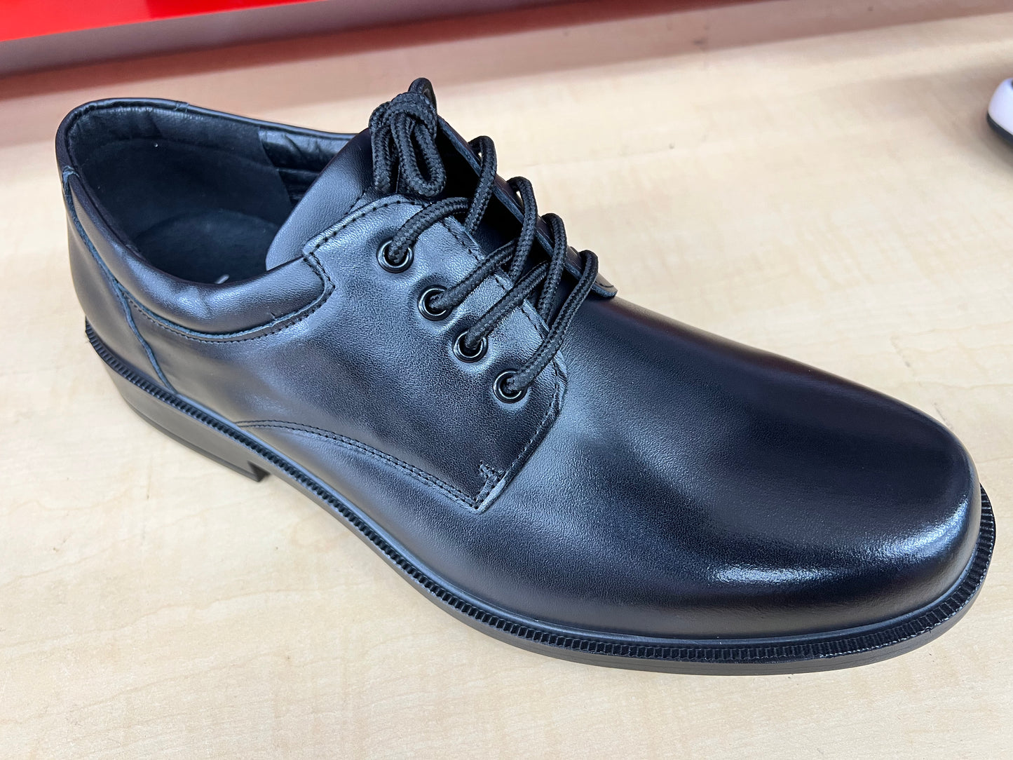 Kawa Brand School Shoes Real Leather Black - BL2 - F