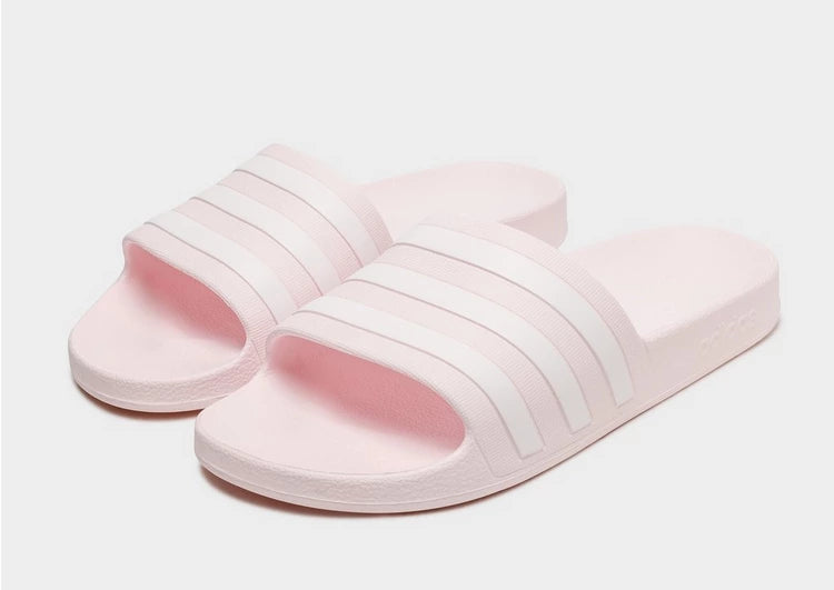 .Adidas Womens Adilette Pink Aqua Slides - GZ5878 - AQ - R2L18