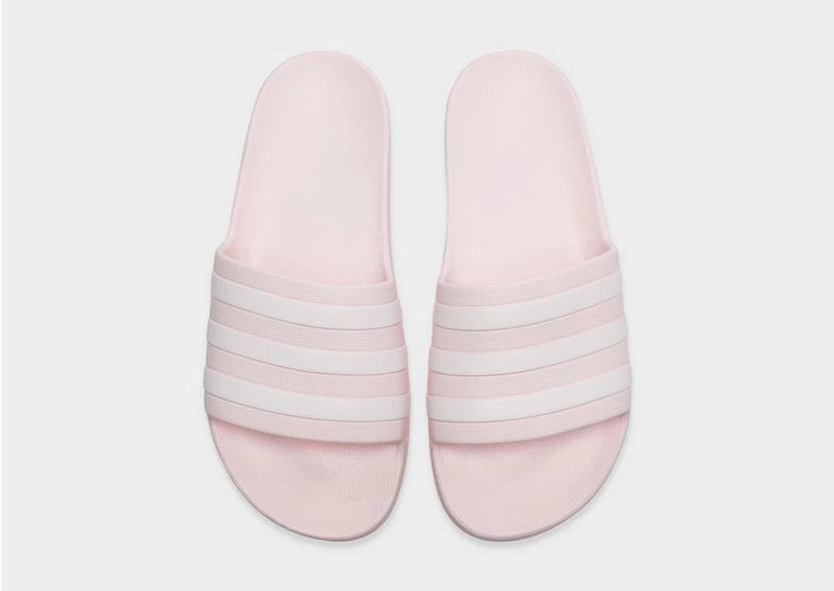 .Adidas Womens Adilette Pink Aqua Slides - GZ5878 - AQ - R2L18