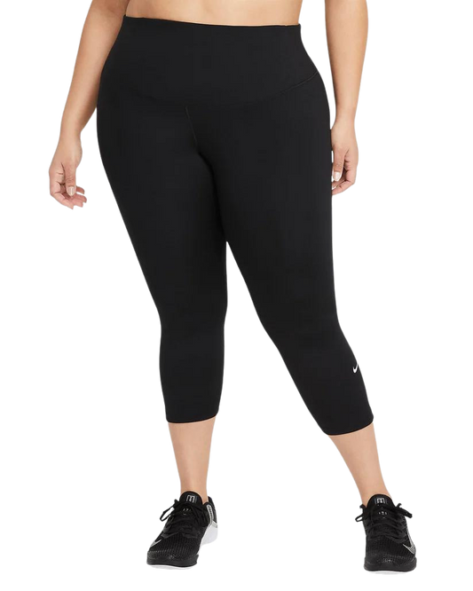 Nike One Women's Mid-Rise Crop Leggings (Plus Size) - (DD0344-010) - TI4 - 5