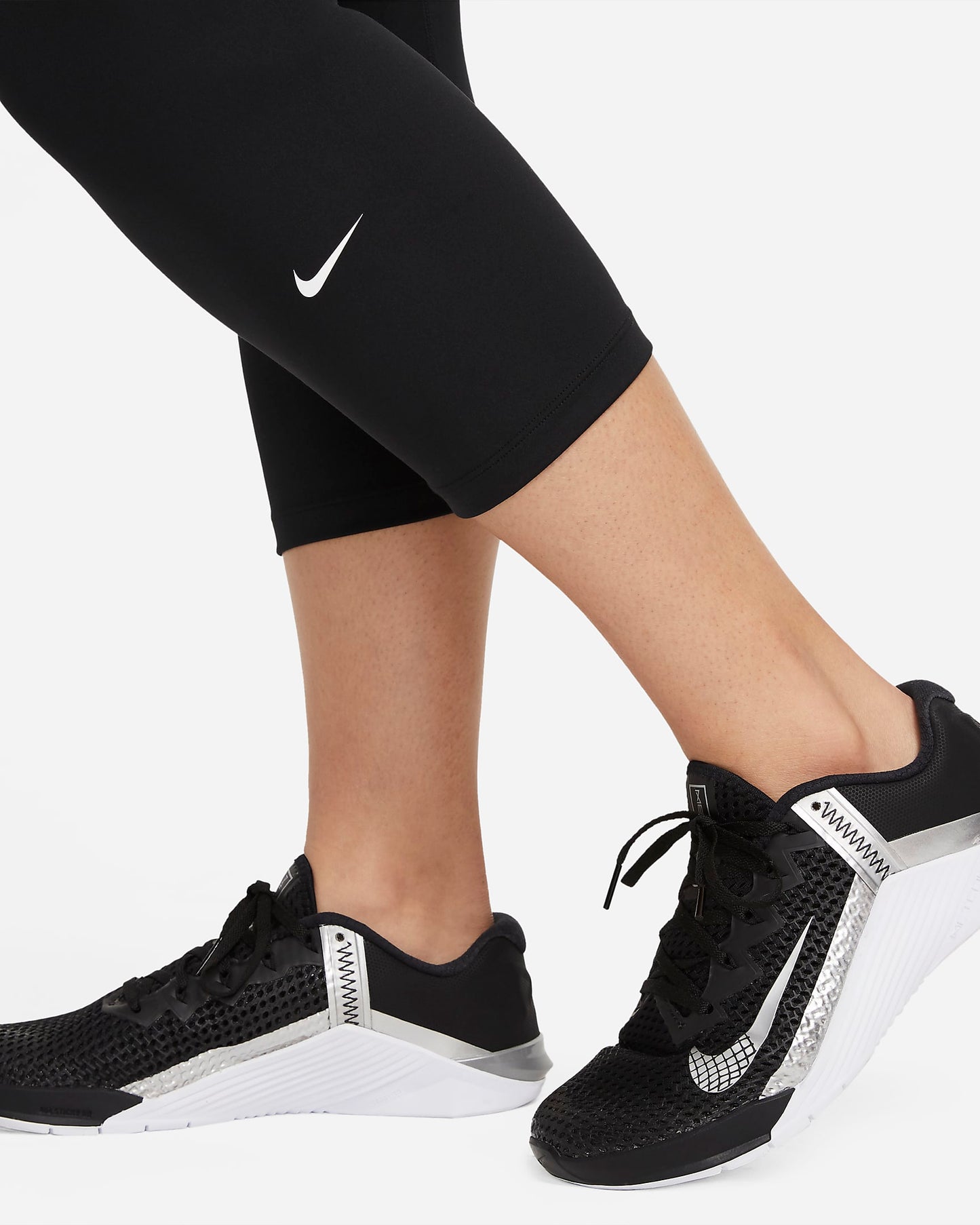 Nike One Women's Mid-Rise Crop Leggings (Plus Size) - (DD0344-010) - TI4 - 5