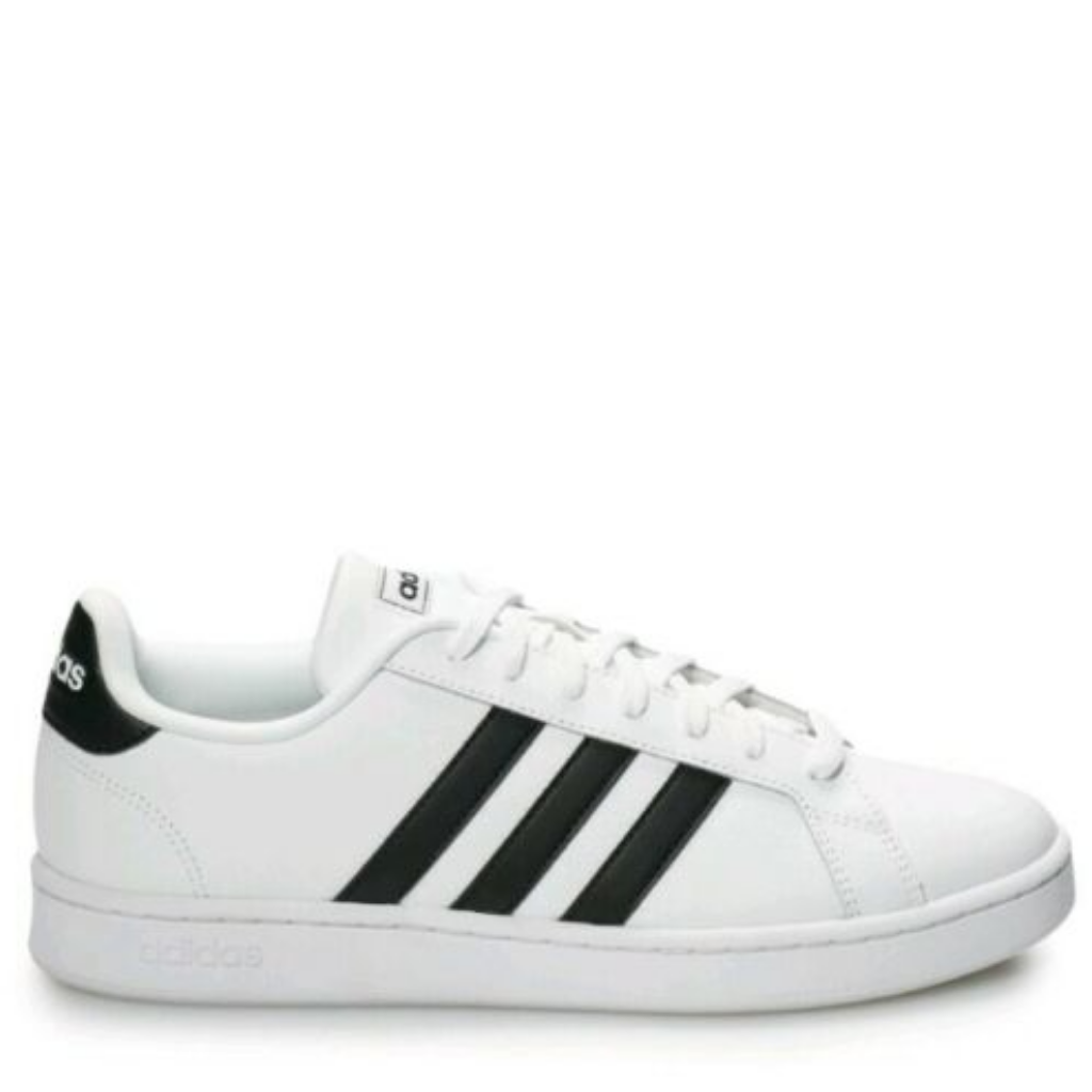 .Adidas Unisex Grand Court White - WHITE/BLACK - (F36392/GW9195) - GC1 - R2L13