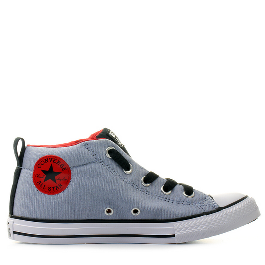 + Converse Chuck Taylor All Star Street Mid Grey/Red - (656009C) - LB - R1L1