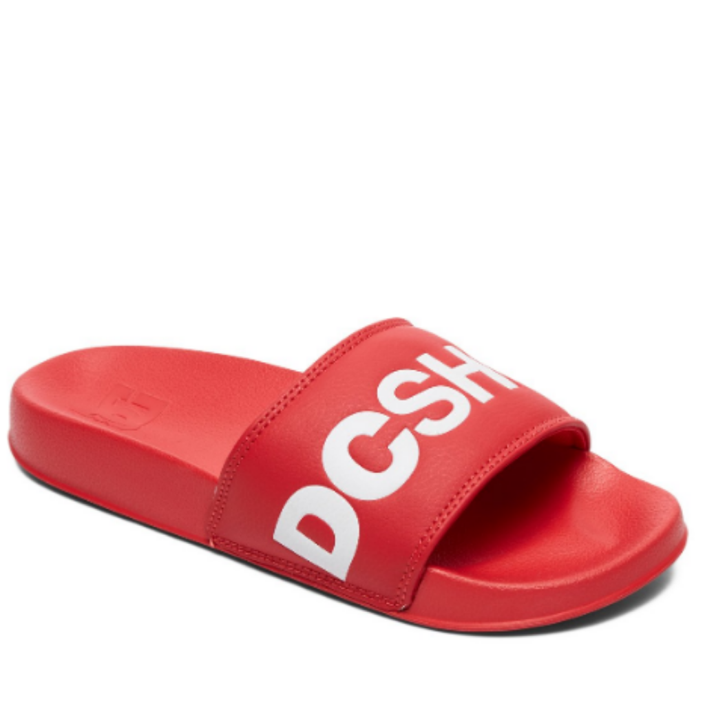 #DC Womens Slides Coral Red - (ADJL100019) - DCC - F