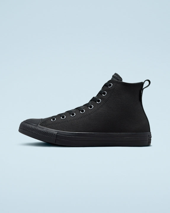 .Unisex Converse Chuck Taylor All Star Tec-Tuff Water Resistant High Top Black - (A00762) - WAT - R1L6