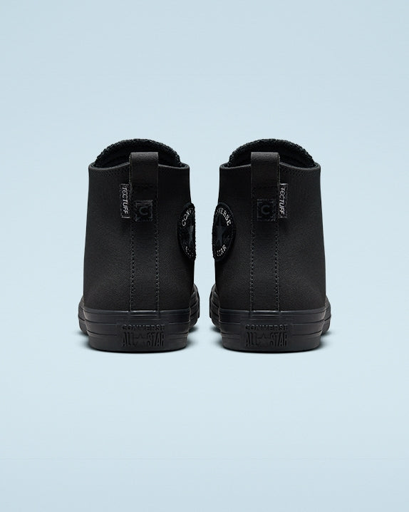 .Unisex Converse Chuck Taylor All Star Tec-Tuff Water Resistant High Top Black - (A00762) - WAT - R1L6