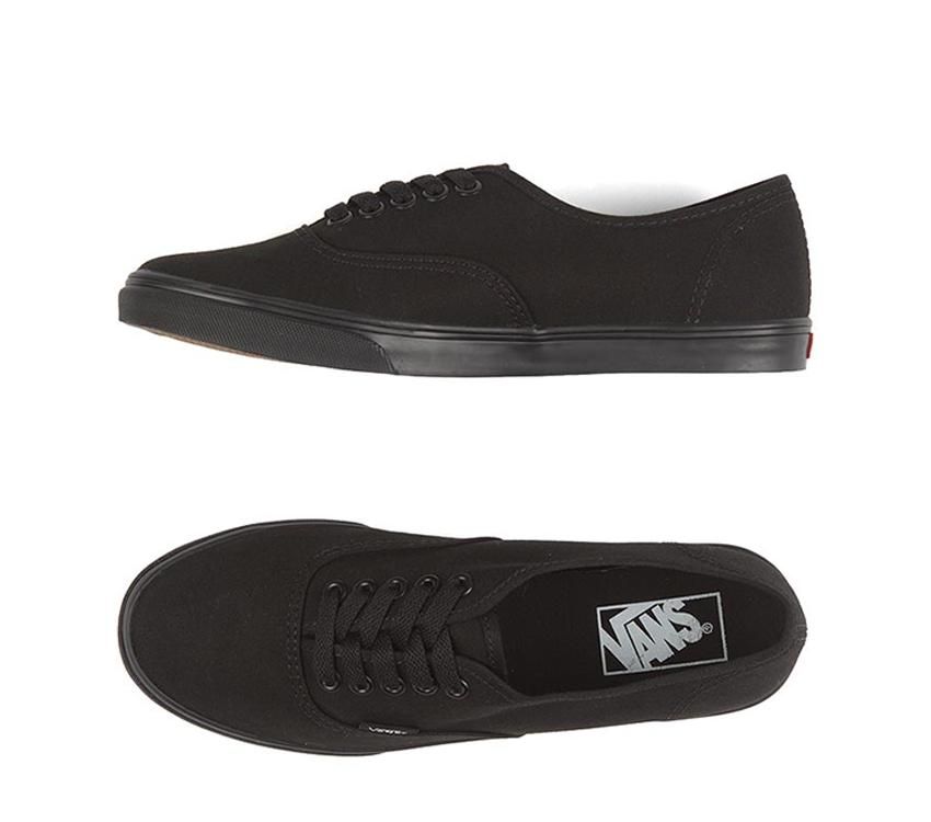 .VANS AUTHENTIC LO PRO BLACK/BLACK (VN0GYQBKA) - W - R2