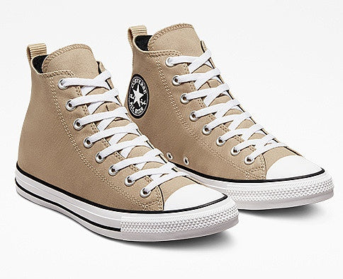 .Converse Chuck Taylor Workwear Textures Hi - NOMAD KHAKI/OAT MILK/BLACK - (A02780) - RTO - R1L7