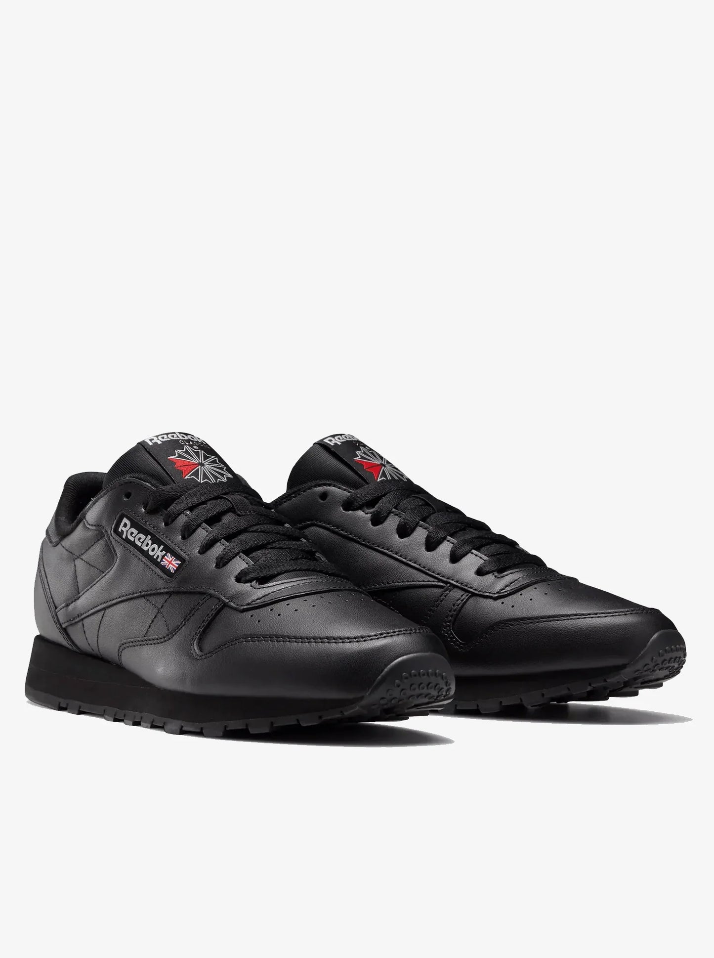 .Reebok Kids Classic Leather - BLACK/BLACK - (100010470) - BWC - R1L5