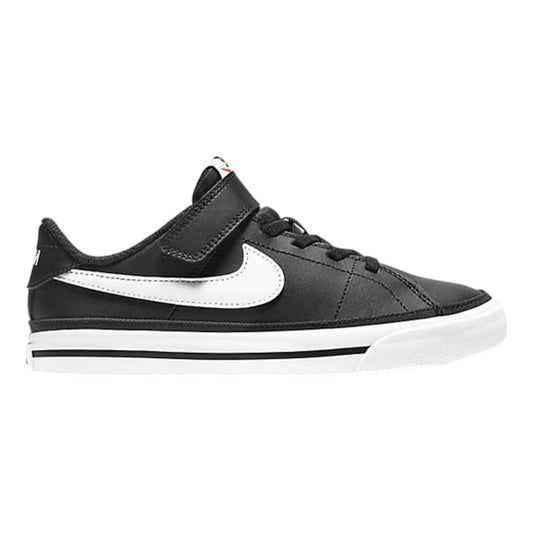 + Nike Kids Court Legacy BLACK/WHITE - (DA5381 002) - TZ -R1L1
