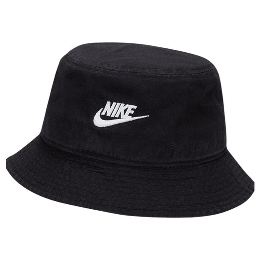 .NIKE FUTURA CORE BUCKET HAT BLACK/WHITE - 2 DESIGNS AVAILABLE - (CK5324-010 WITH BAND) (FB5381-010 WITHOUT BAND) - F