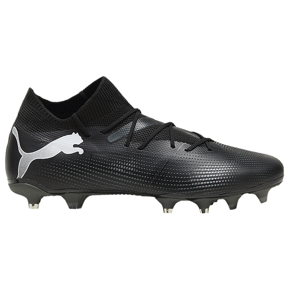 .Puma FUTURE 7 MATCH FG/AG  Men's Football Boots BLACK/WHITE - (107715 02) - CR7 - R2L17