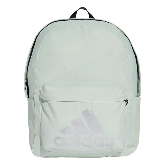 .ADIDAS CLASSIC BADGE OF SPORT BACKPACK - Linen Green/Silver Metallic - (IX7988) - F