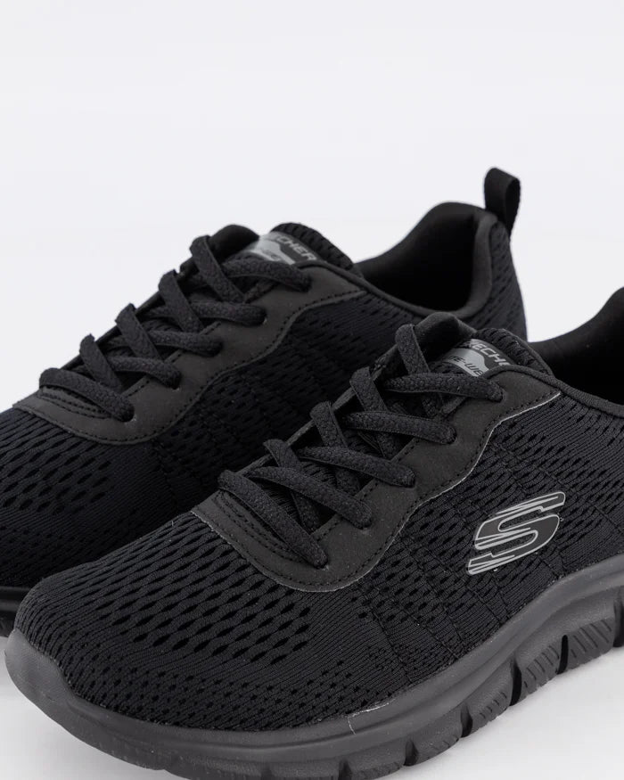 .Skechers Womens TRACK - NEW STAPLE - BLACK/BLACK - (150141.BBK) - DKU - R2L16