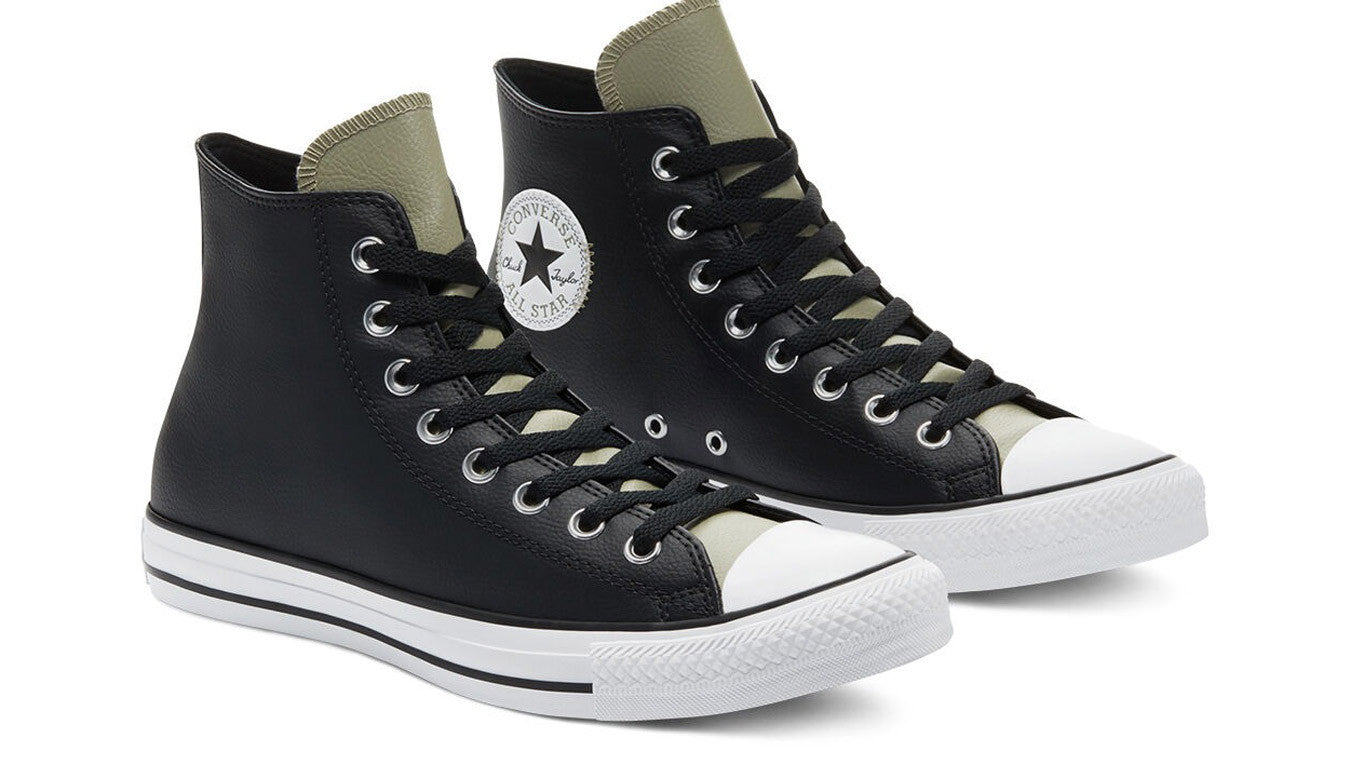 .Converse Chuck Taylor Digital Terrain Hi - BLACK/GREEN/BLACK - ( 170390C ) - CO - R1L7