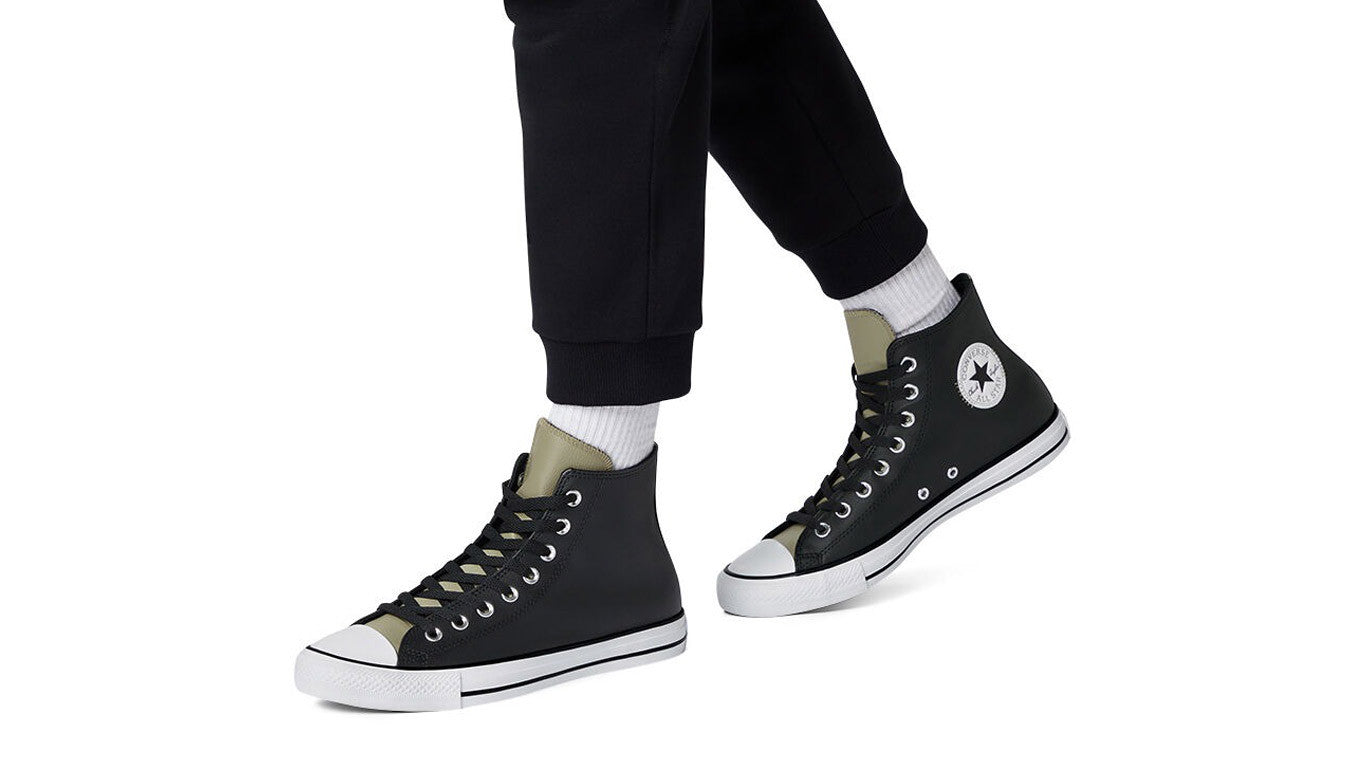 .Converse Chuck Taylor Digital Terrain Hi - BLACK/GREEN/BLACK - ( 170390C ) - CO - R1L7