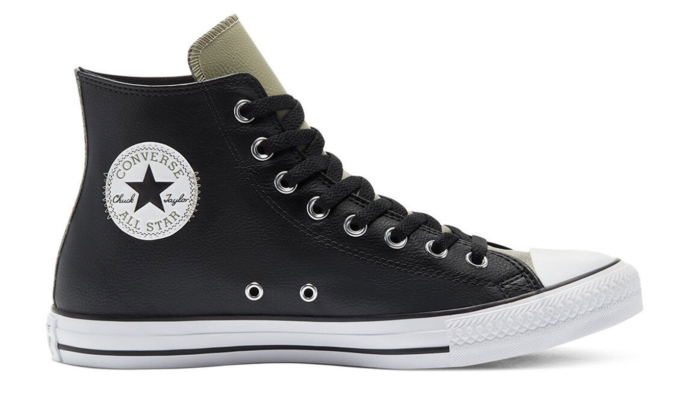 .Converse Chuck Taylor Digital Terrain Hi - BLACK/GREEN/BLACK - ( 170390C ) - CO - R1L7