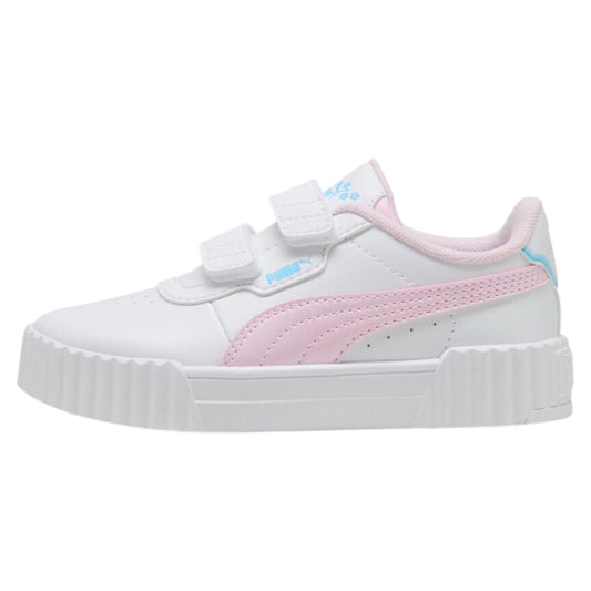 .PUMA TODDLER CARINA 3.0 JELLY HEAVEN - WHITE/PINK - (405056-01) - CL3 - R1L9