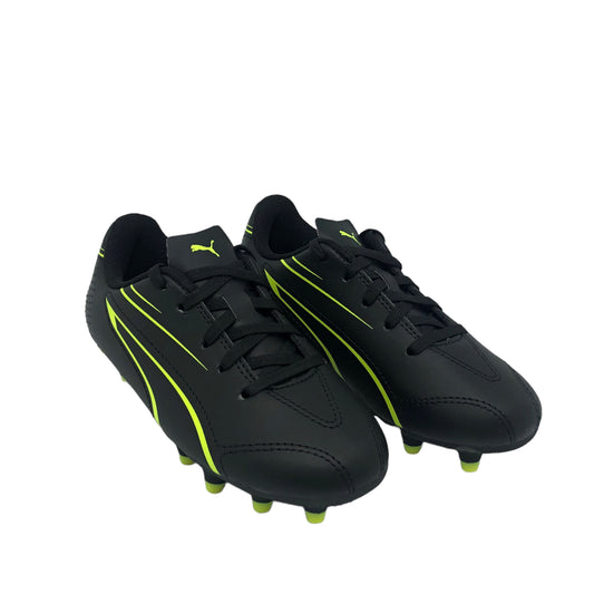 - PUMA VITORIA FG/AG Junior YOUTH Unisex Football Boots BLACK/ELECTRIC LIME (107486 03) - K55 - R2L17