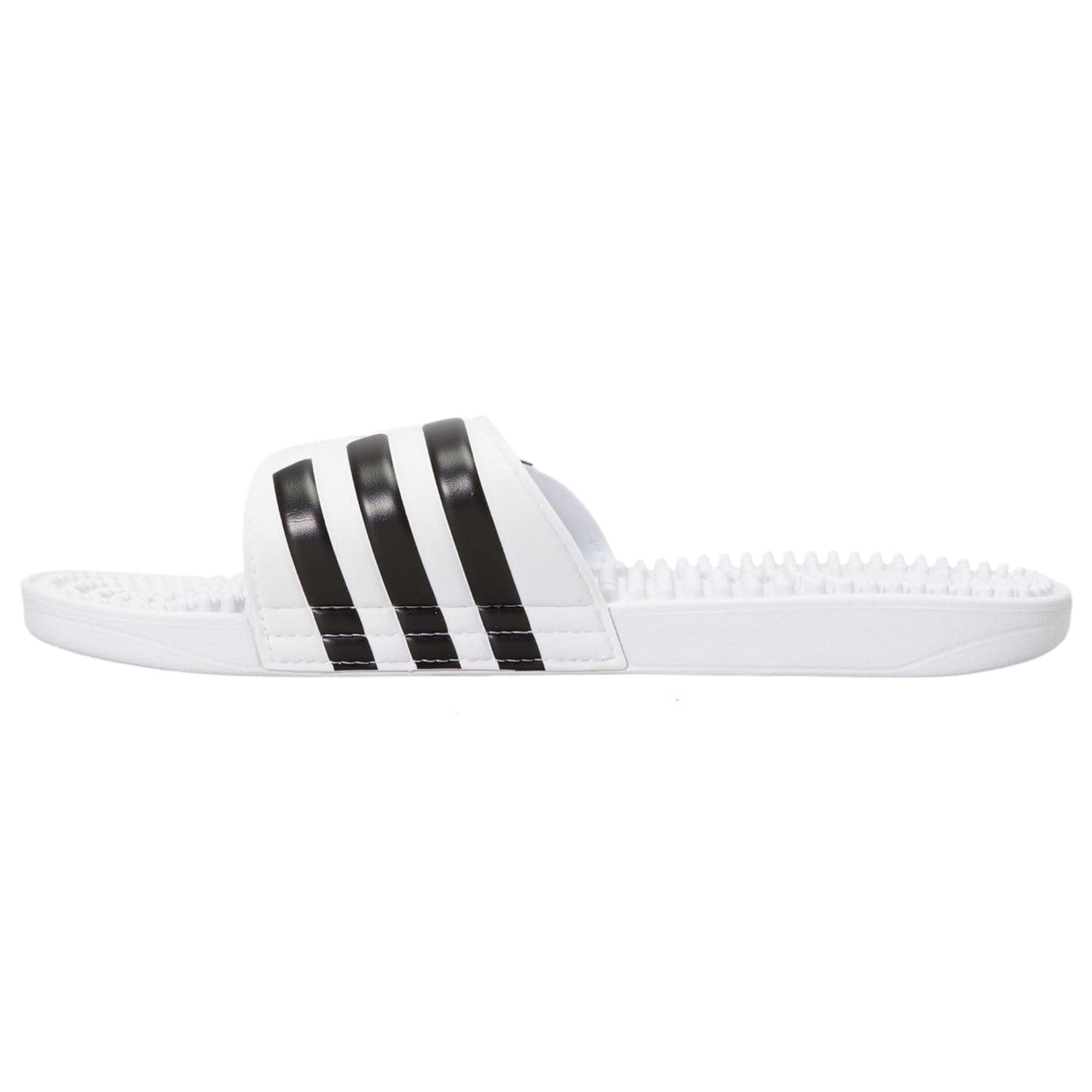 .Adidas Mens Adissage Slides - WHITE/BLACK - (F35573) - ASW - R2L14