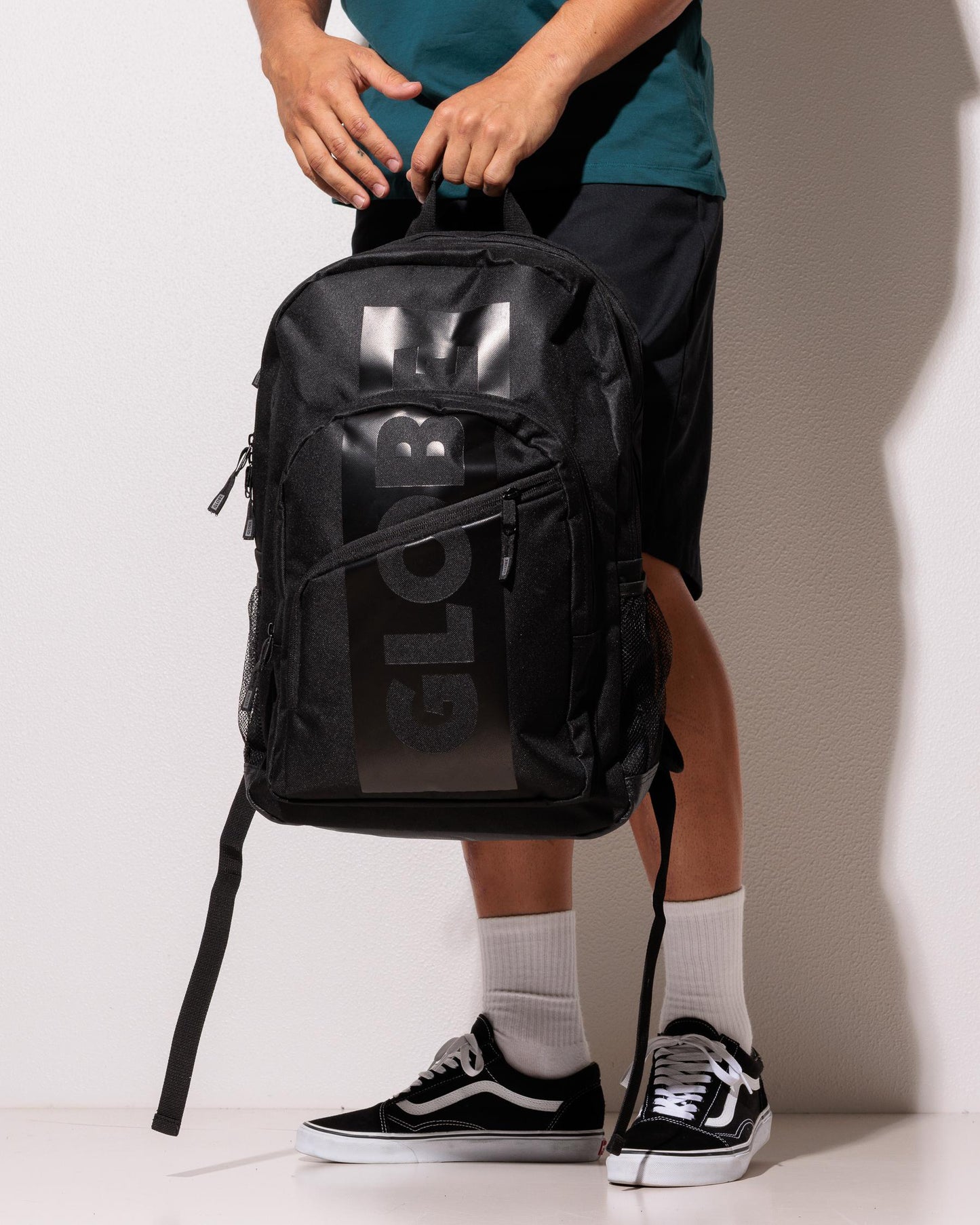 .Globe Jagger III Backpack Black/Grey (Extra Large Bag) Very Heavy Duty Bag- R1L1