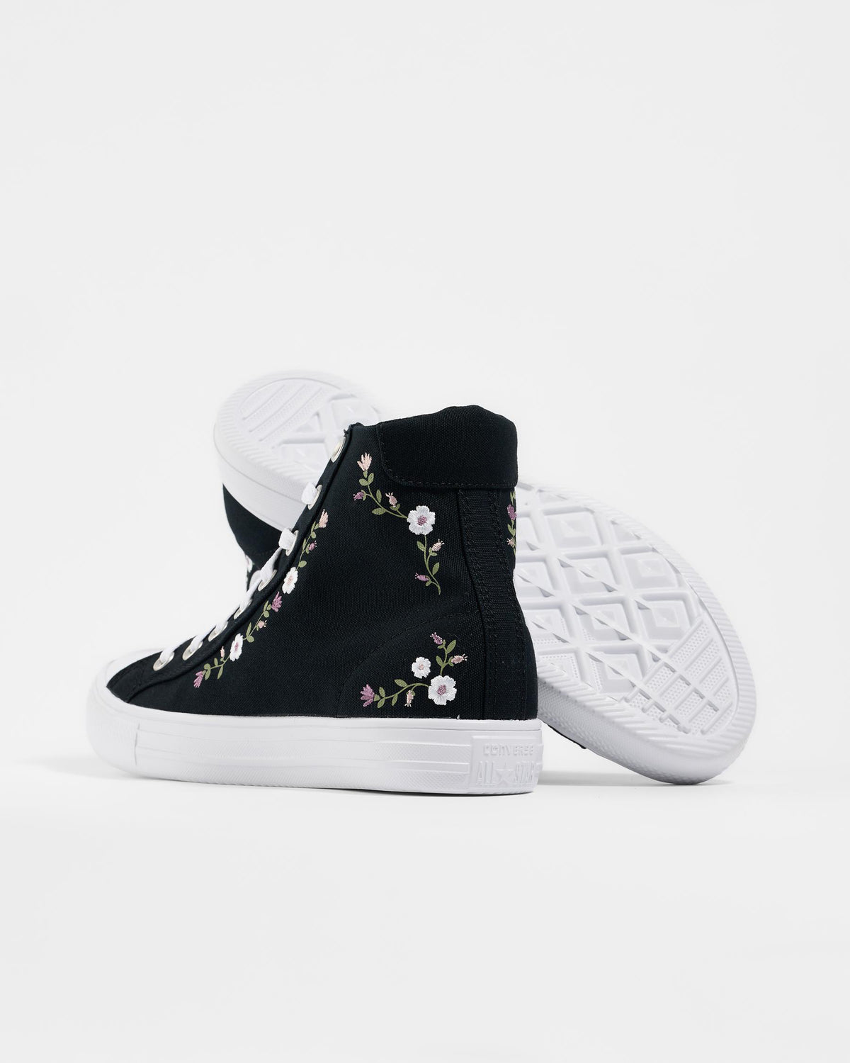 .Converse Day One Og High Top W Black White Petal Canvas Sneakers FOAM sole - (A20504C) - FLR - R1L7