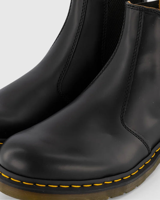 .Dr Martens 2976 YS CHELSEA BOOT BLACK SMOOTH Leather Mens & Womens - (CH1) - R2L15