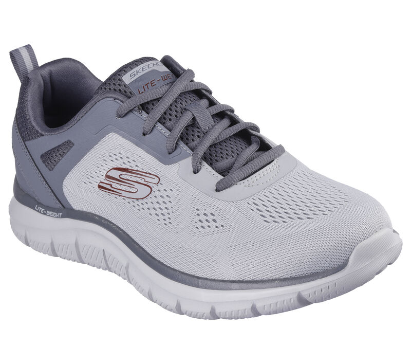 .Skechers Mens Track Broader WIDE FIT - ( 232698W.GYCC ) - SKY - R2L15