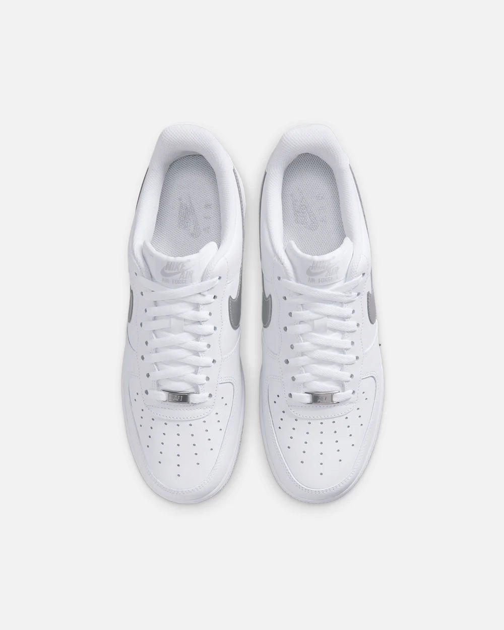 .NIKE MENS AIR FORCE 1 '07 - WHITE/GREY - (FJ4146 100) - L5 - L/P