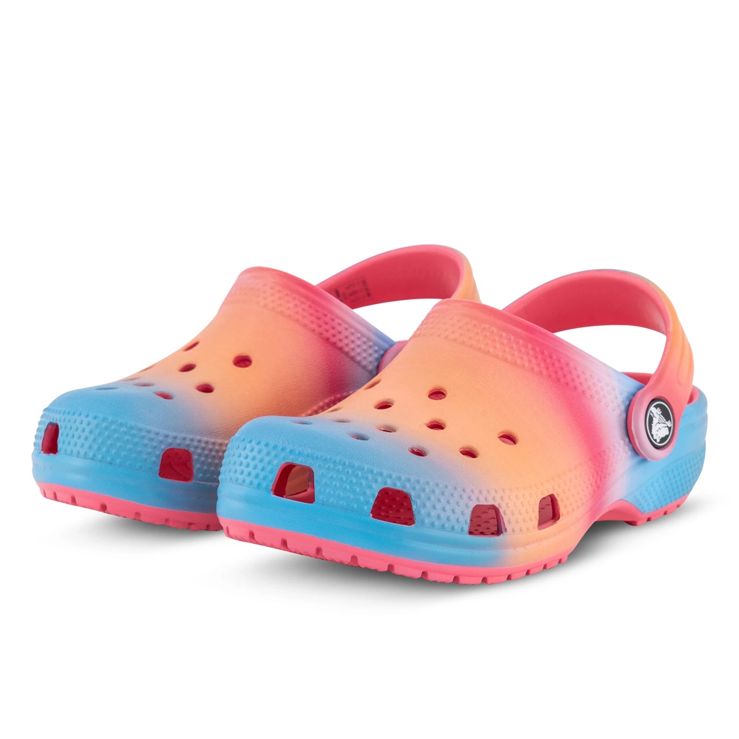 - Crocs Classic Toddler Hyper Pink Multi Colour Dip (209043-6WA) - F