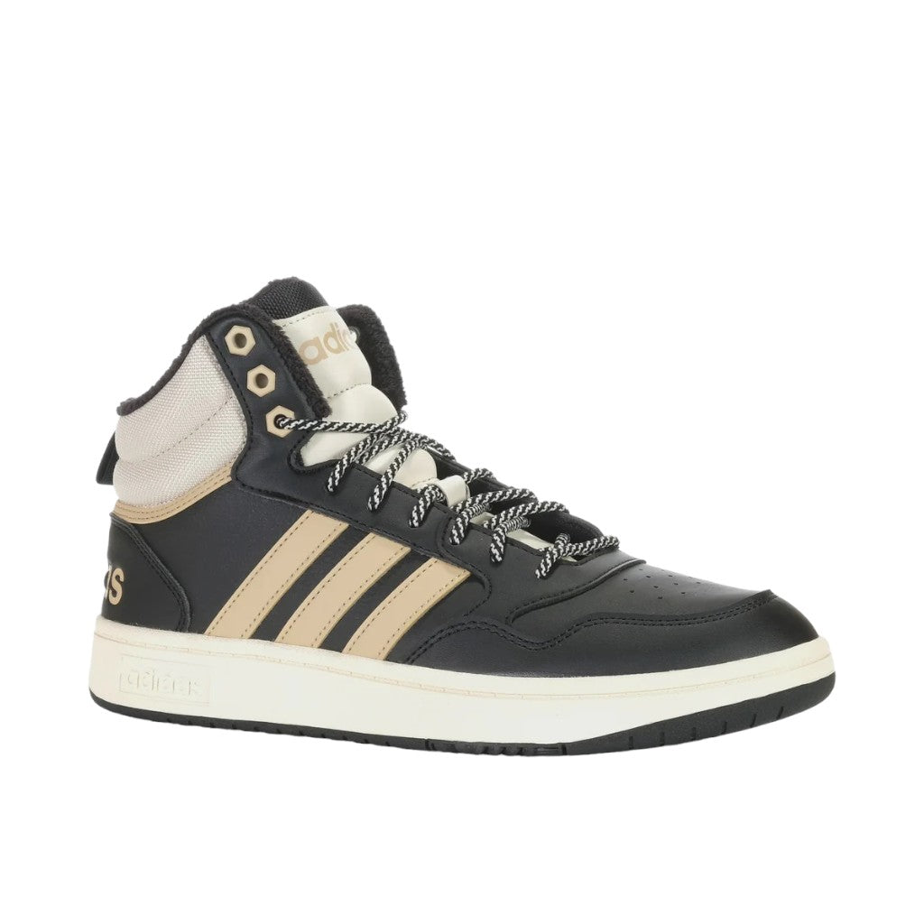 Adidas Mens Hoops mid black/beige/wonder white (IG7927) OPS R2L13