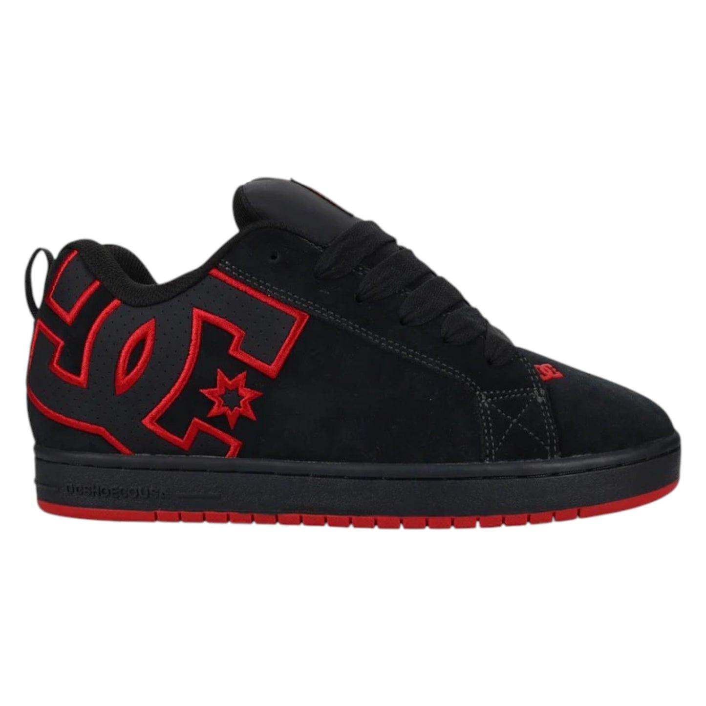 .DC Mens Court Graffik Sneakers - DARK GREY/RED - (300529-022) - GRF - R2L14