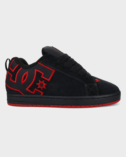 .DC Mens Court Graffik Sneakers - DARK GREY/RED - (300529-022) - GRF - R2L14