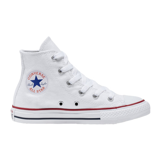 .Converse Chuck Taylor Kids Hi Cut Wht/Red - (3J253) - WHT HI - R1L1