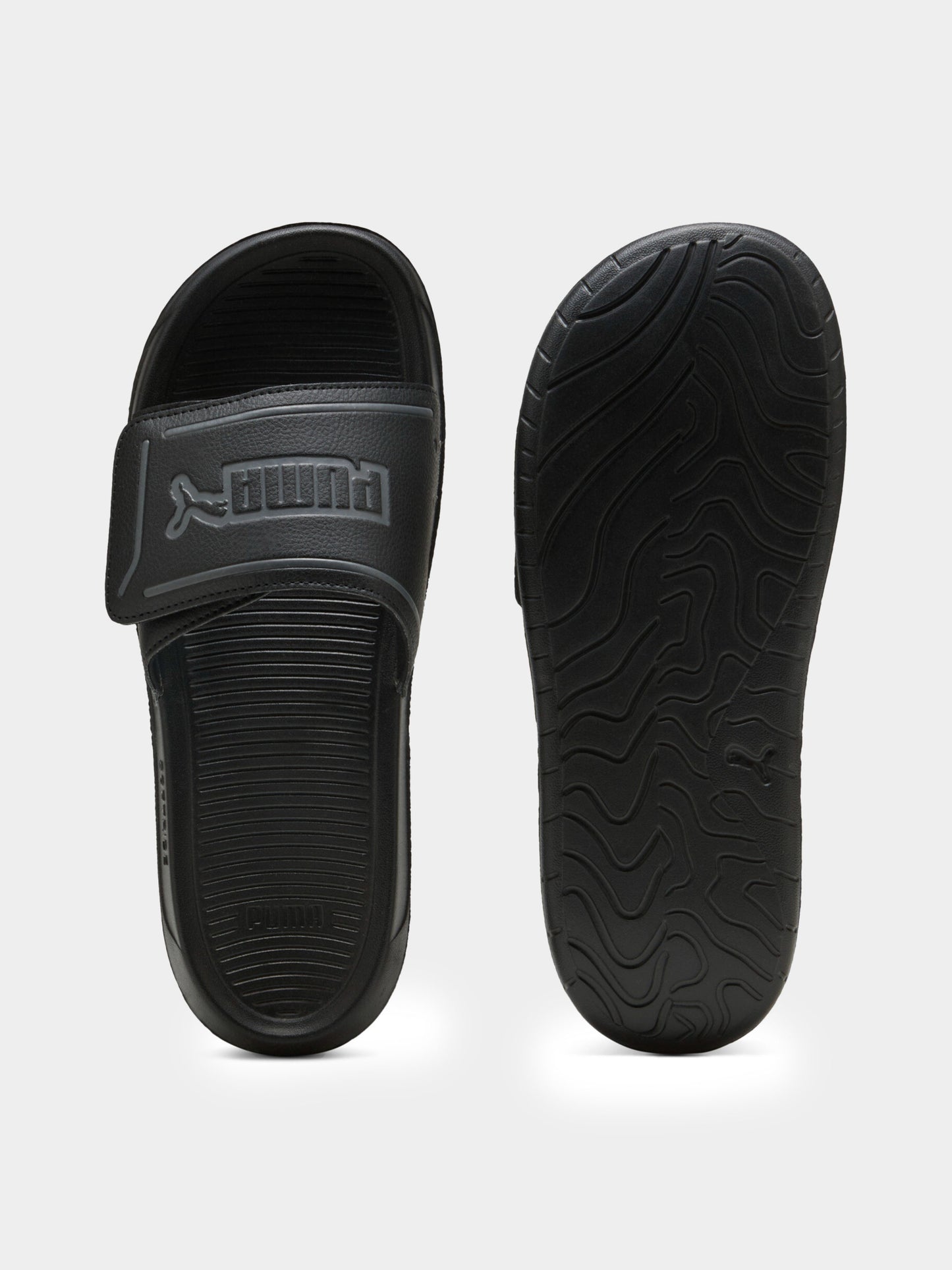 .Puma Royalcat Comfort 2 Slides - BLACK - (400338-01) - BCR - R2L14