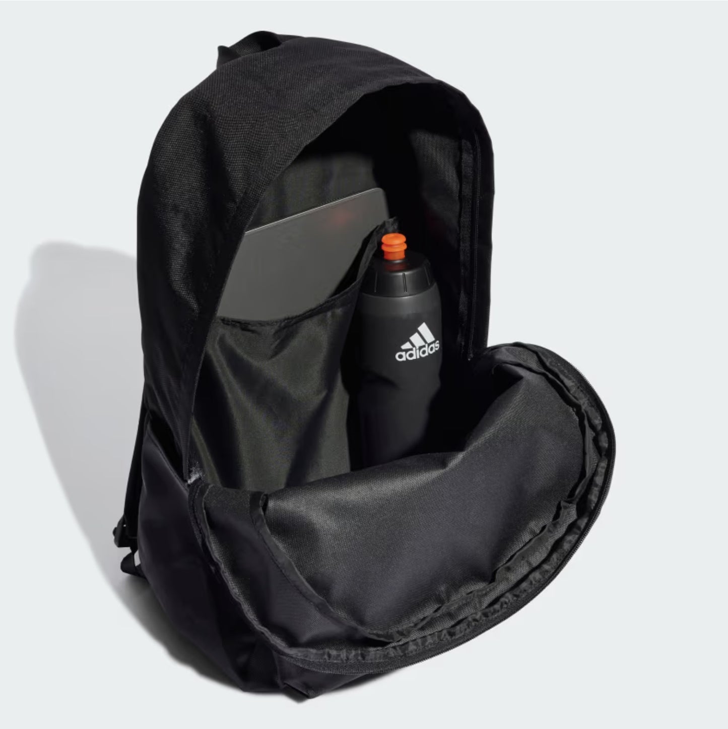 .ADIDAS Logo Bars Backpack - BLACK/WHITE - (JI6953) - C15