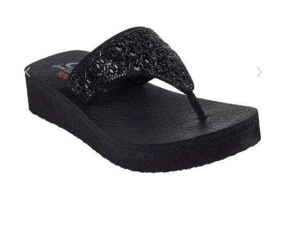 .Skechers Vinyasa New Glamour - Black/Black - (119639.BBK) - GLM - R2L16