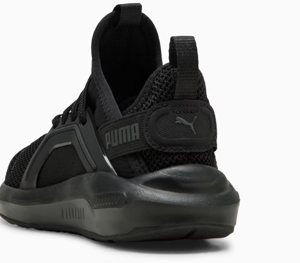 .Puma Kids Soft Enzo 5 AC PS - Black/Grey - (401511-01) - EL5 - R1L10
