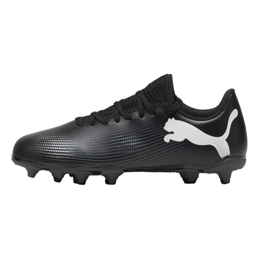 .PUMA FUTURE 7 PLAY FG/AG Junior YOUTH Unisex Football Boots BLACK/WHITE (107734 02) - K62 - R2L17
