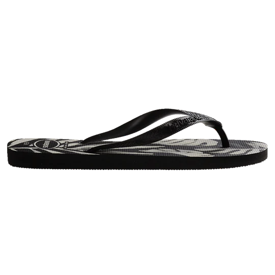 .Havaianas Mens Top Aloha Flip Flops - BLACK/WHITE - (ALOHA 7892) - HVAO - F