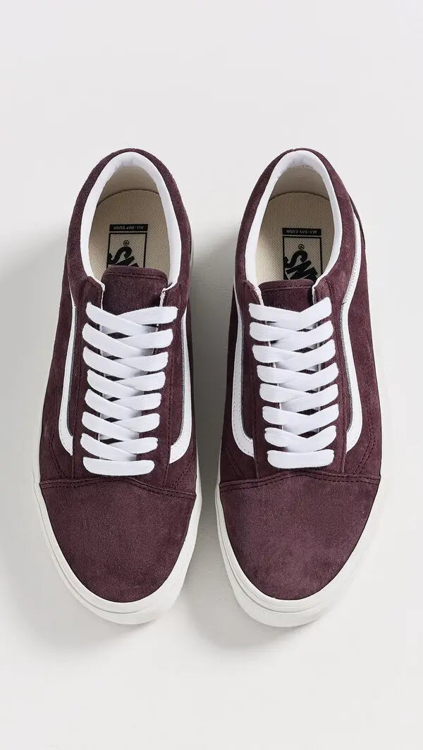 .Vans Old Skool Pig Suede Port Brown (VN000D7ZGR.BRN) - PT - R1L6