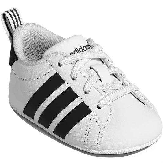 .Adidas Grand Court Crib White/Black/White  - (KI8216) - B - R1L8