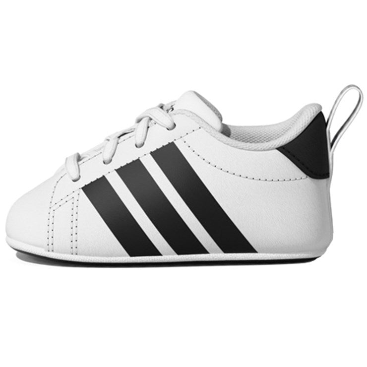 .Adidas Grand Court Crib White/Black/White  - (KI8216) - B - R1L8