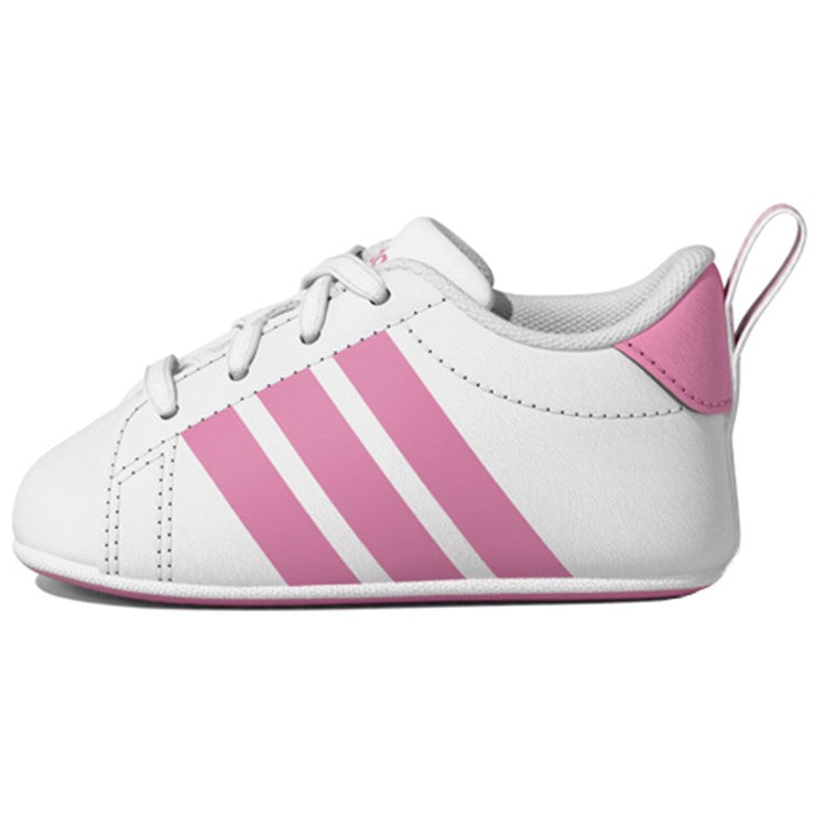 .Adidas Grand Court Crib White/Pink/White  - (KI8217) - P - R1L8