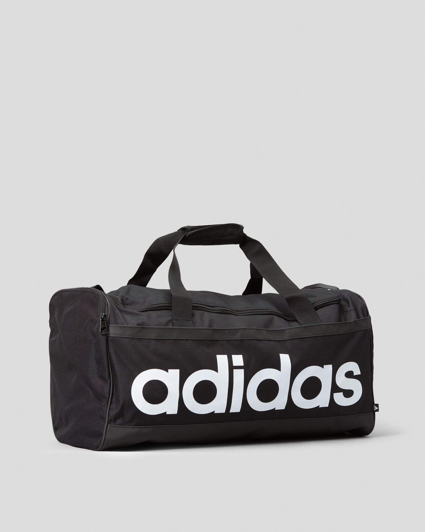 .Adidas Liner Duffel Bag MEDIUM - BLACK/WHITE - ( HT4743 ) - C17