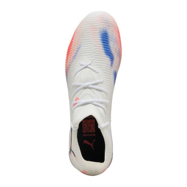 .PUMA FUTURE 8 MATCH FG/AG Boots - WHITE/BLACK/RED - (108593-01) - RJ8 - R2L17